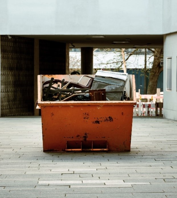 benne 30 mètres cubes gravats, déchets verts, ferrailles, DIB Lorient